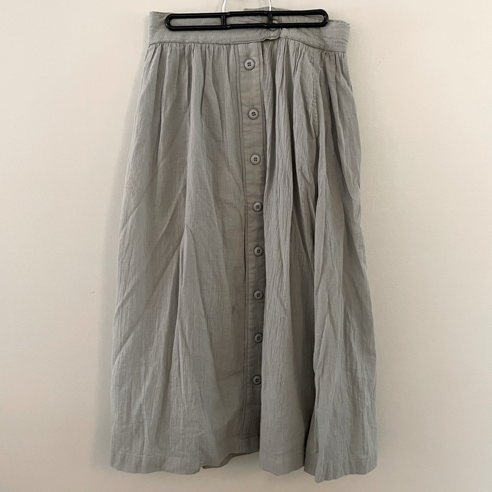 Roolee Sage Midi Skirt Small